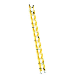 Escalera de extensión tipo II de fibra de vidrio con 28 peldaños Surtek