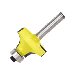 Broca para router de acero redondeadora de moldura con balero 1" zanco de 1/4" Surtek
