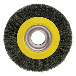 Carda copa ondulada alambre delgado para esmeril 6" x 13/16" con adaptadores Surtek